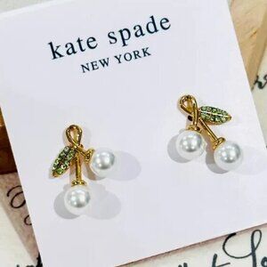 Kate Spade Flower Pearl Earrings Stud Earrings*